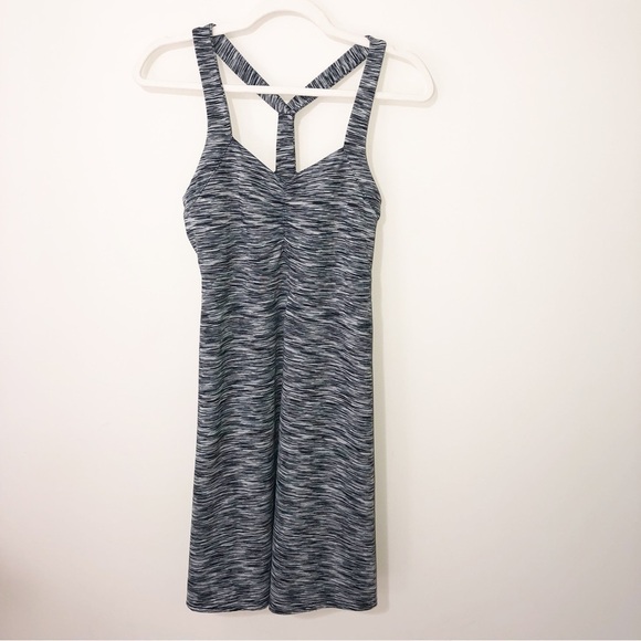 Soybu Dress Size Medium Tank Gray Black Bra Athleisure Soft Stretch Performance - Picture 4 of 10